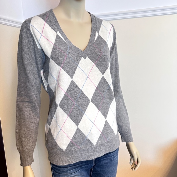 Gerry Weber Edition argyle sweater - Picture 2 of 12